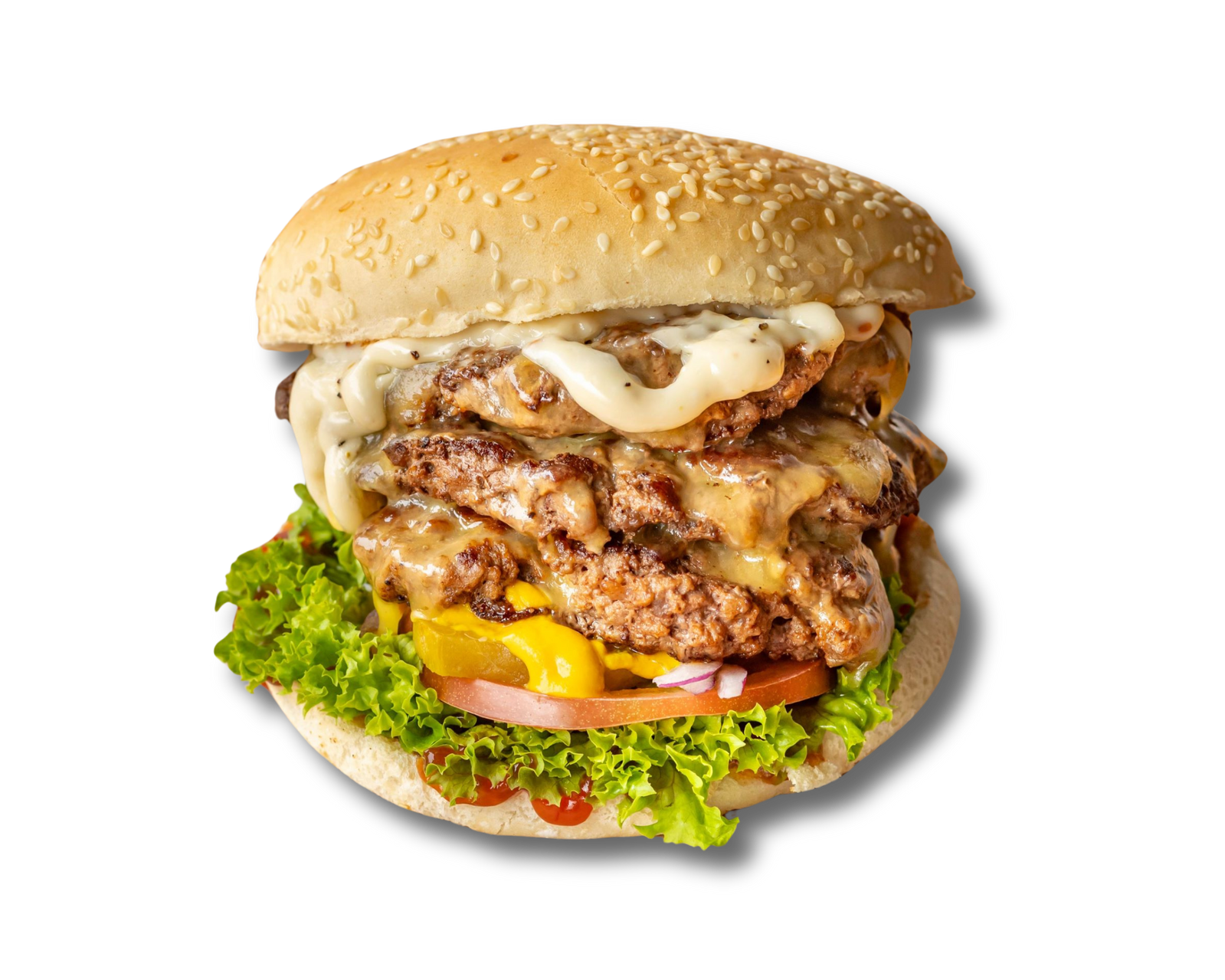 Loaded Iceburgg beef burger