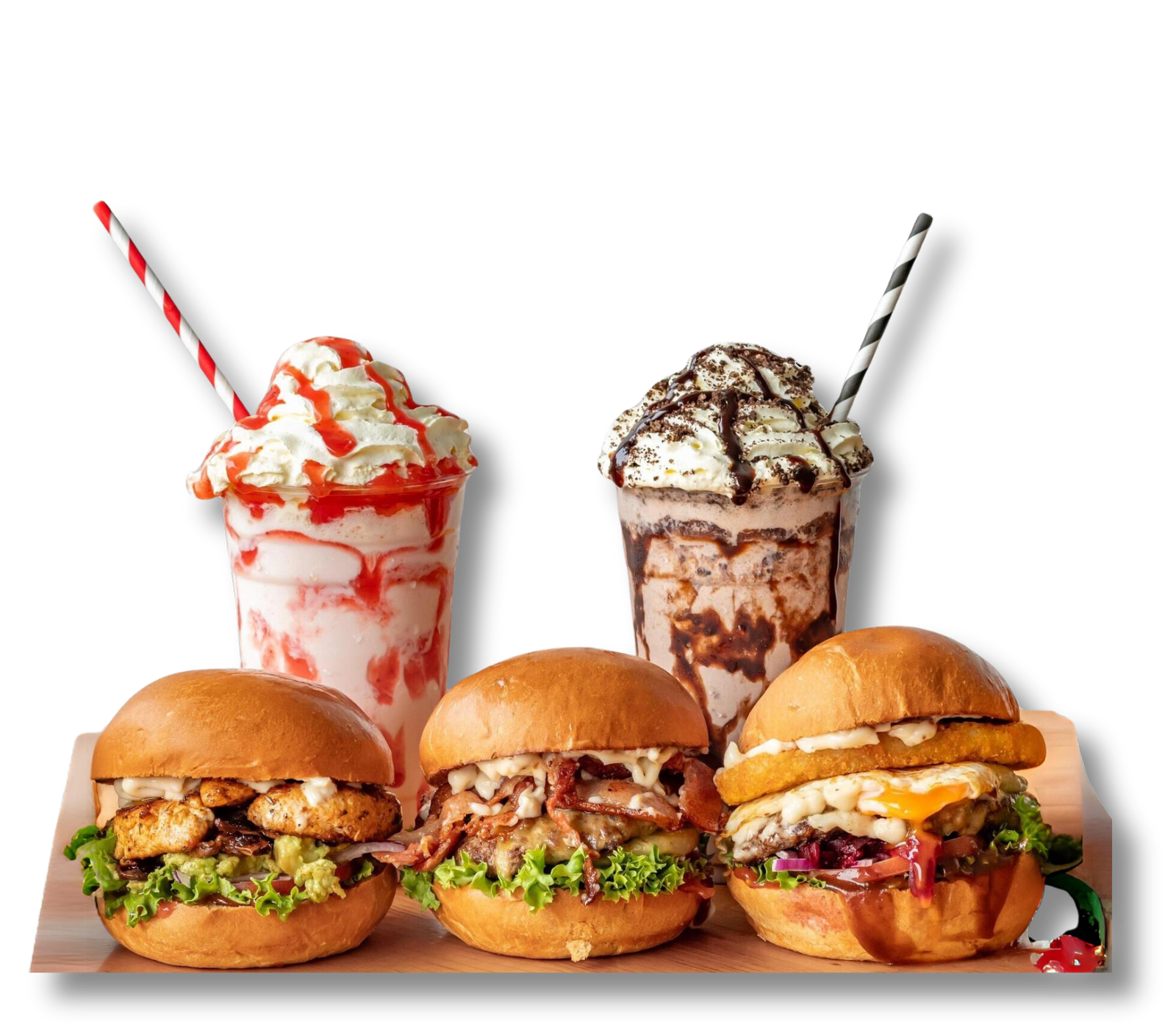 Iceburgg burgers and thickshakes